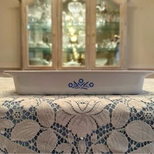 Vintage Corningware Blue Cornflower Roaster P-332